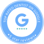 TOP RATED DENTIST ON GOOGLE