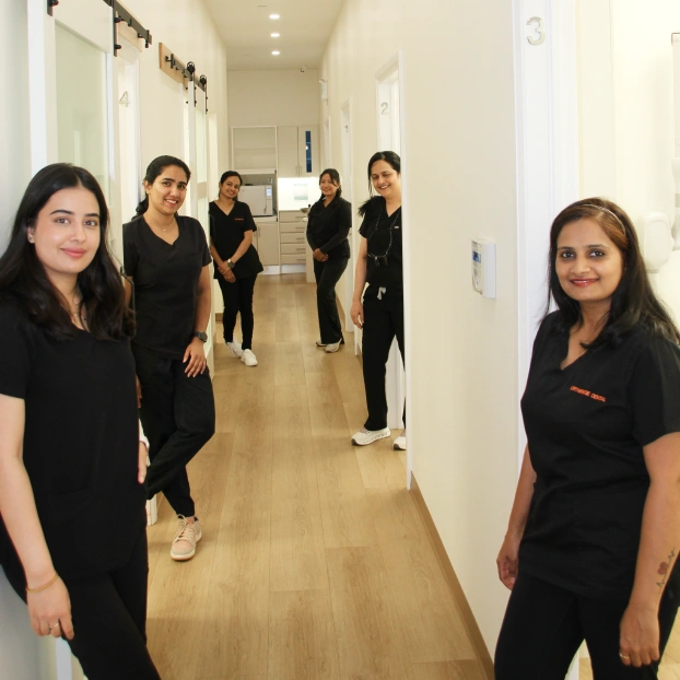 Northbridge Dental Team standing on hallway